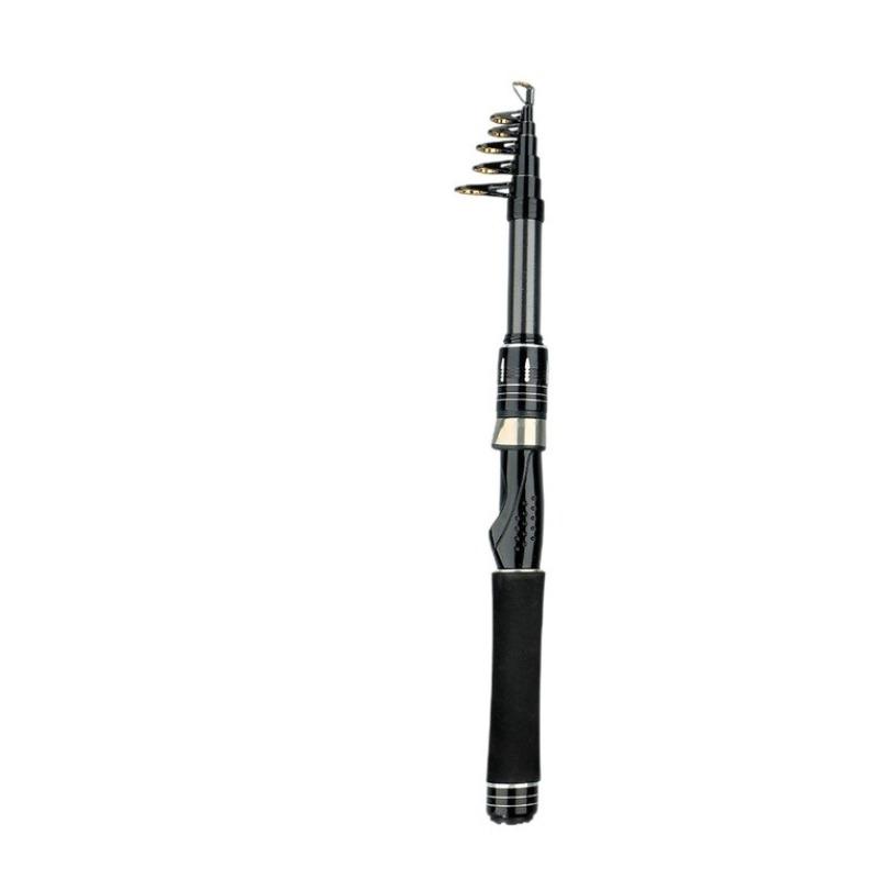 New Ultra-short Compact Telescopic Spinning Rod 1.5-2.4m Portable Mini Surf Pole Multipurpose for Saltwater Shore Casting Lure