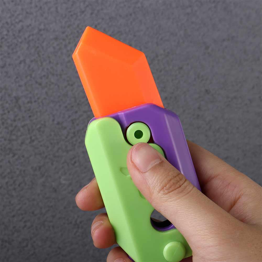 Push Card 3D Gravity Carrot Toy Gravity 3D Printing Gravity Carrot Toy Halloween Toys