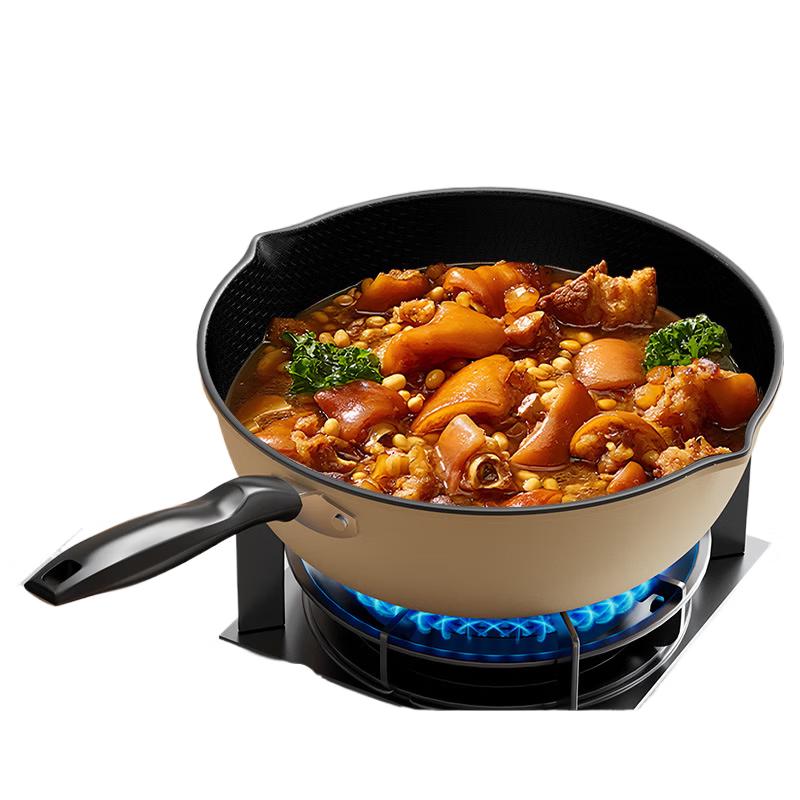 Чугунный вок Wutuo 34 см с крышкой