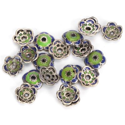 20Pcs Bracelet Beads Flower Torus Shape Handcrafted Jewelry Necklace DIY Accessories