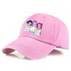HUNTR/X Anime Girls Embroidered Baseball Cap, Vintage Washed Cotton Adjustable Dad Hat, Unisex Casual Sun Hat for Fans
