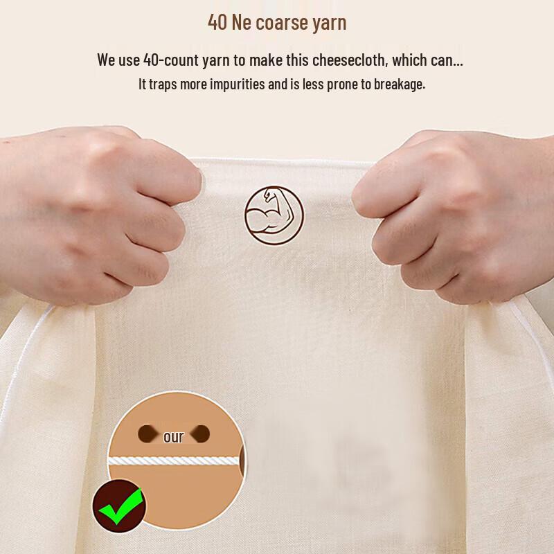 Moufu Reusable Filter Gauze & Cheesecloth
