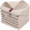 Pure Cotton Honeycomb Kitchen Towel with Hook, 40x60cm, Easy-Clean Waffle Weave Square
