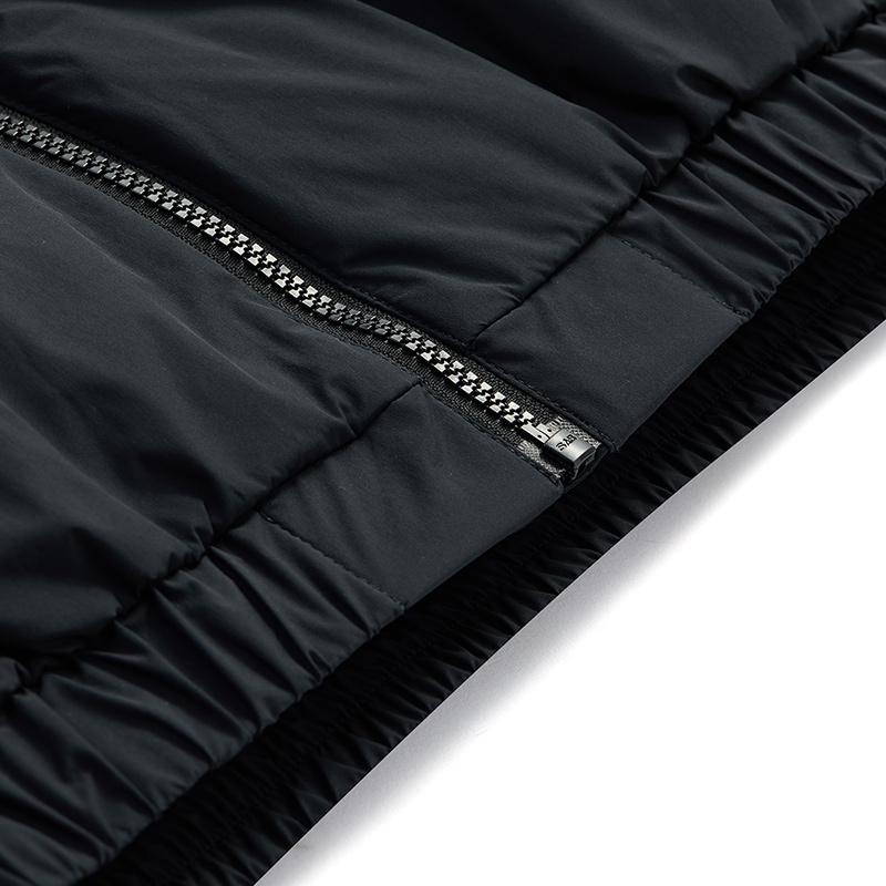FILA Fusioneer Versatile Zipper Stand Collar Warm Down Jacket Men outerwear Black T11M445906FBK