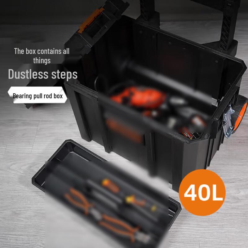 Heavy-Duty Stackable Tool Box 3-Piece Set
