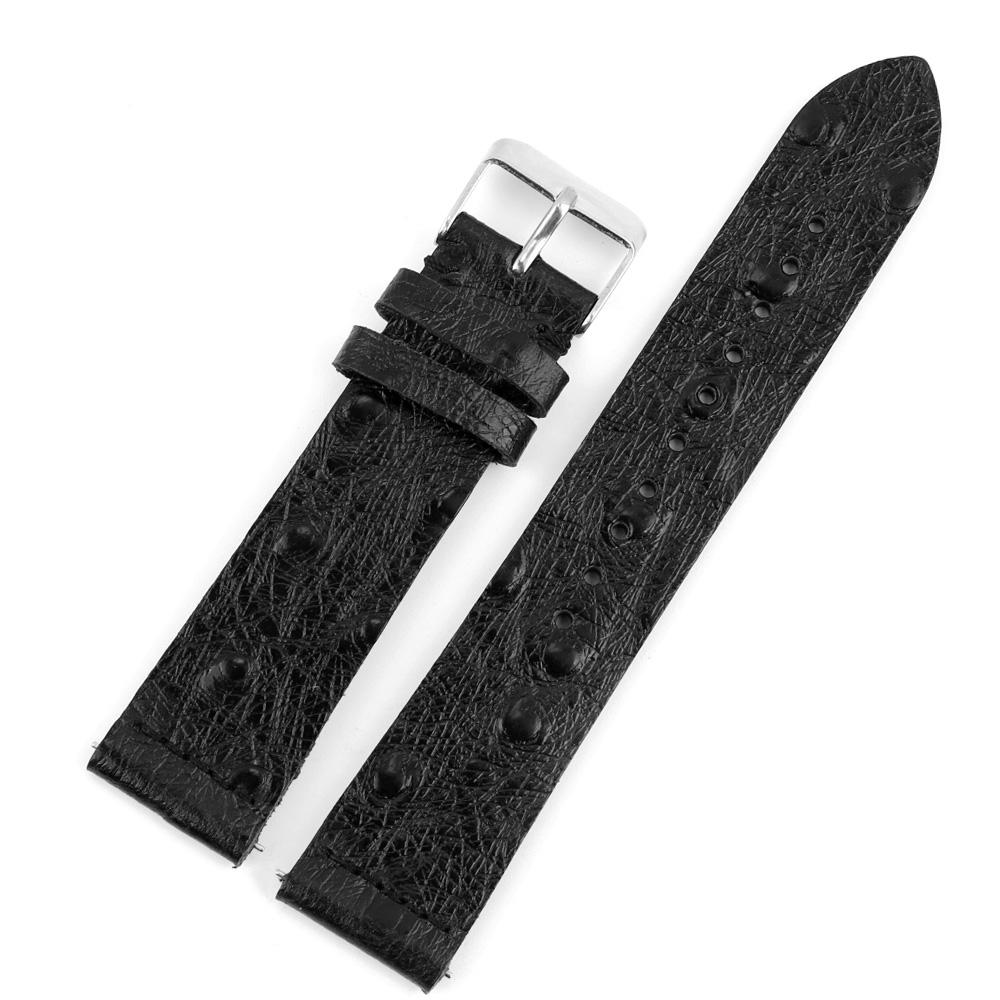Ostrich Pattern Leather Quick Release Watchband 18mm 20mm 22mm Bracelet Genuine Leather Watch Strap Watch Accessories