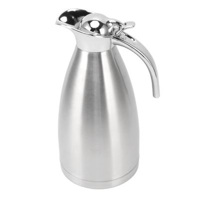 Thermal Coffee Kettle 2.1L Stainless Steel Insulated Vacuum Beverage Dispenser Kettle for Water Tea