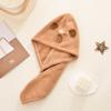 2PCS Kawaii Towel Cap Quick Dry Super Absorption Cap Animal Theme Bath Hat  Hair Care