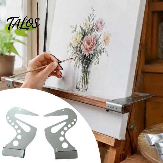 Metal Painting Wrist Rest 2Pcs Artist Hand Support Bridge, Adjustable Easel Bar, Drawing Stabilizer Tool for Craft Projects Stand