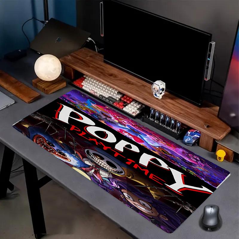 Poppy Playtime Print Mouse Pad, Anti‑Slip Desktop keyboard Mat, for PC Laptop Gaming Working Daily Use, Cool Festival Surprise Gift