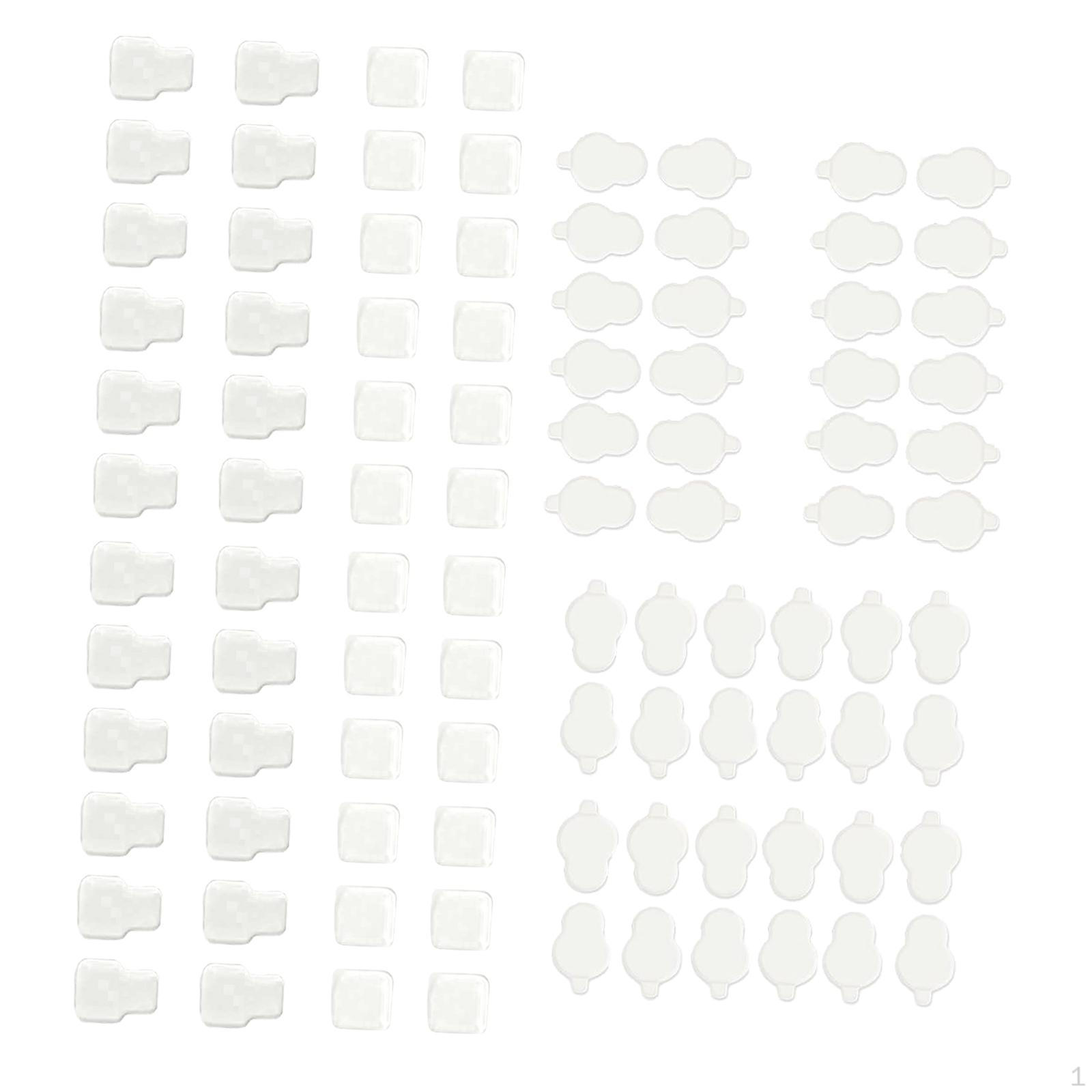 

6x Липкие подушечки Легкий Прозрачный Акриловый Клей для Полимерных Персонажей Коллекционных Предметов Столов Чехлов для Телефонов