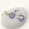Elegant Rhinestone Bicycle Keychain Pendant