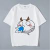 Naruto Mobile Game Duel Arena Emotes, Taunting Head-Patting Anime Couple T-Shirts, Summer Base Layers