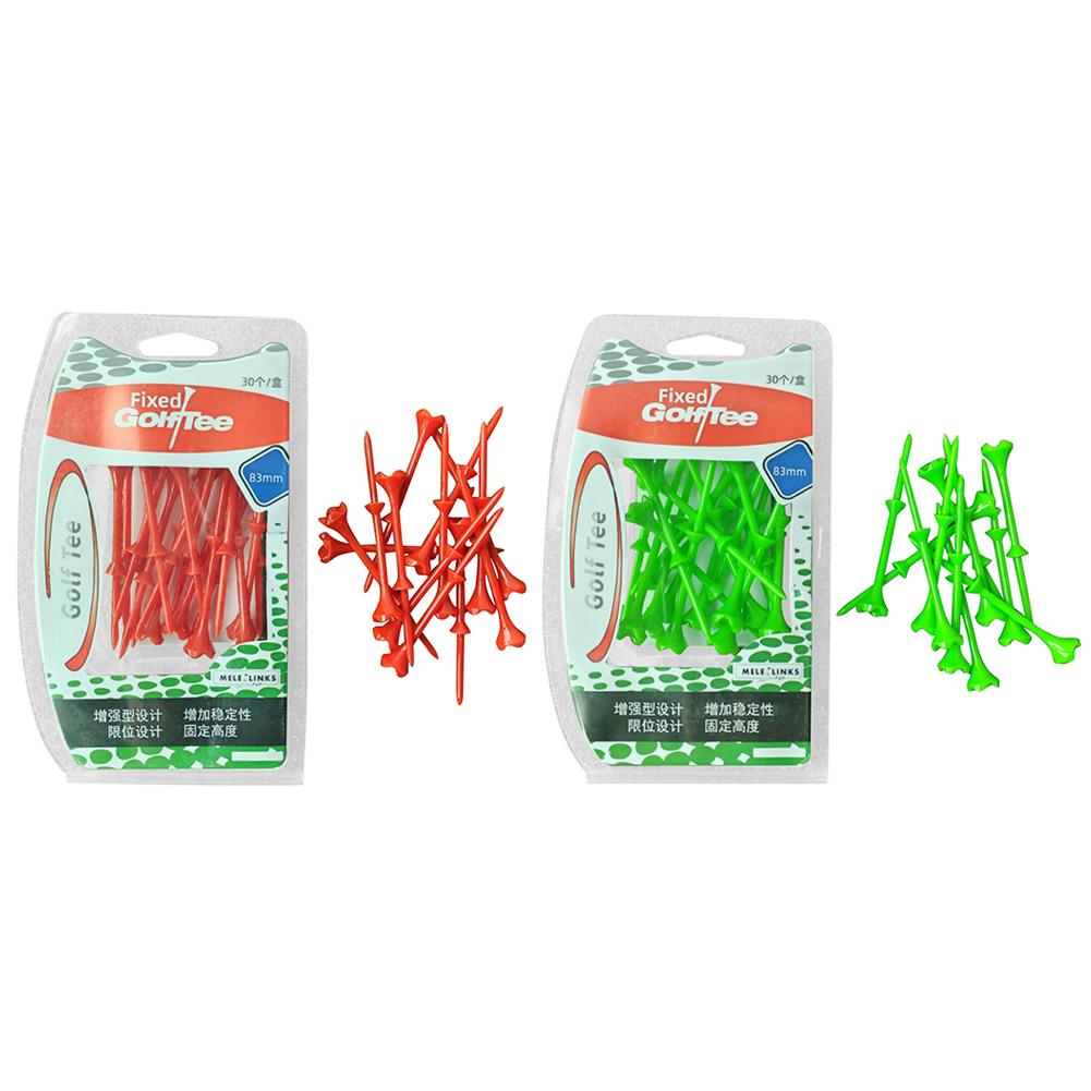 

30pcs Golf Accessories Adjustable Height Plastic Golf Tee More Stable Golf Stuff Reduce Friction for Golfing Practice