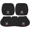 Universal 3-Piece Flannel Car Seat Cushion Set for Mazda, Haval, Changan, and Geely