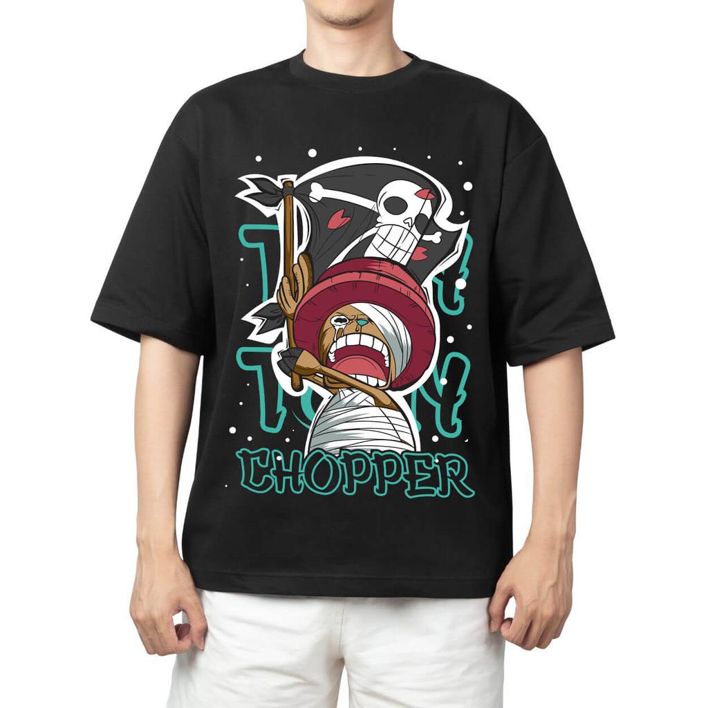 2026 New One Piece Zoro Chibi The Swordman Printed Short Sleeve Tshirt Mens and Womens Tshirt Mens Tops Sports Tshirt