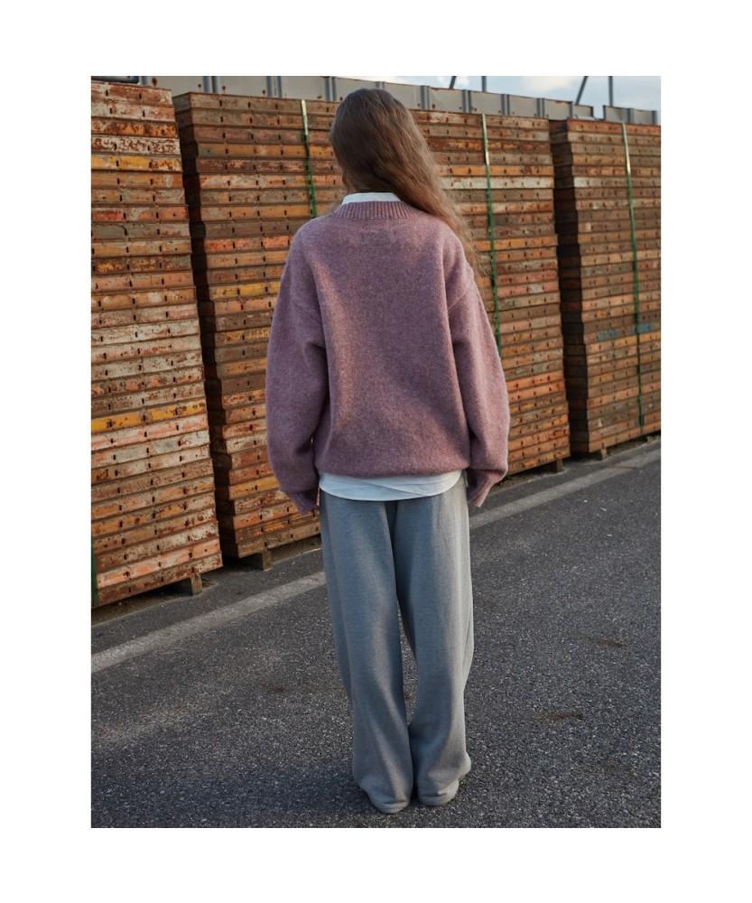 Saendeusaundeu (Unisex) Wide Training Pants Gray