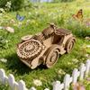 Retro Tricycle DO-IT-YOURSELF Hand Assembled Miniature Wooden 3D Puzzle Imaginative Holiday Birthday Present Toy