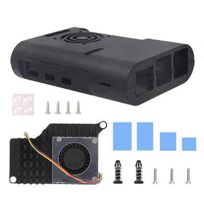 Kryt pouzdra pro Raspberry Pi 5 s chladicím ventilátorem pro ochranu základní desky RPI5