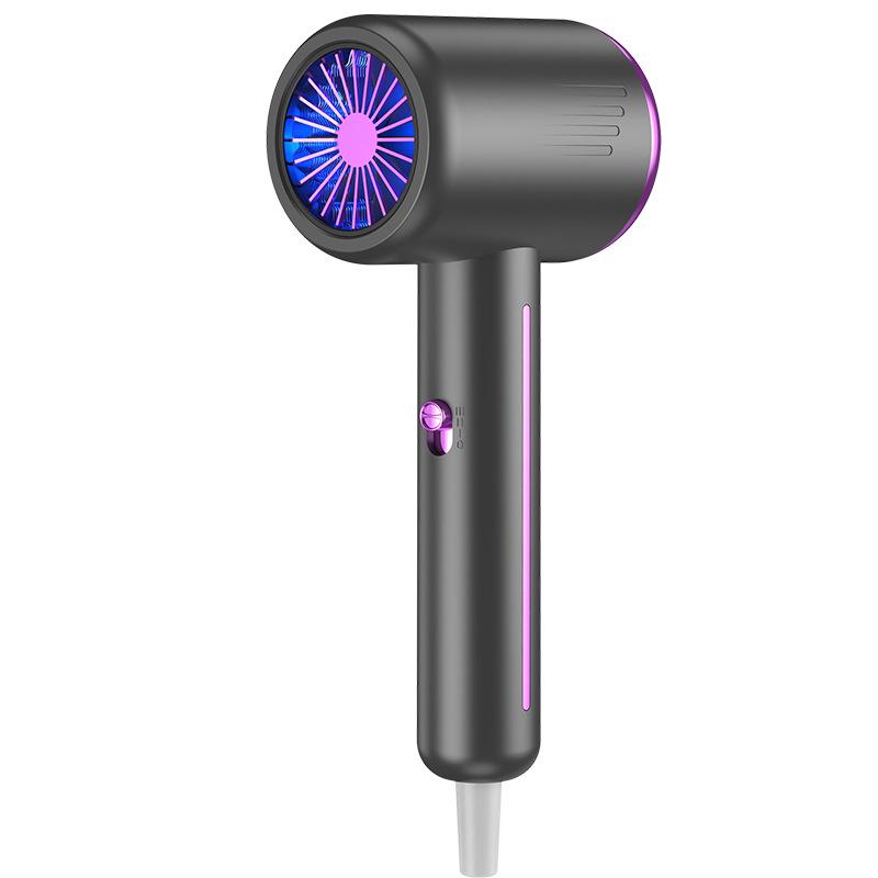 

High-Speed Hair Dryer with Blue Light for Salon and Home Use - Powerful Airflow for Hair Care National Standard сірий колір