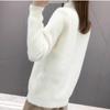 Women's Faux Mink Velvet Sweater - 2025 Autumn/Winter Loose, Lazy-Style Base Layer