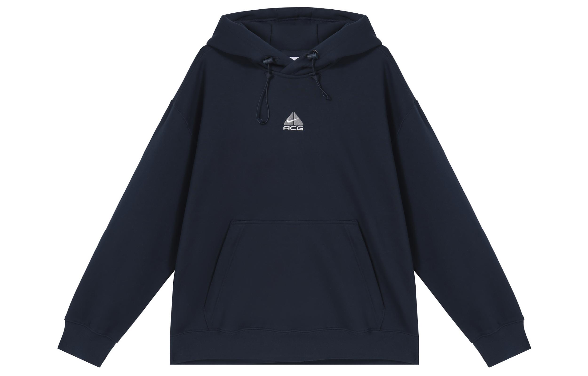Nike ACG THERMA FIT Brand Logo Pattern Embroidery Fleece Lined Thermal Pullover Hooded Sweatshirt Unisex DH3088-478 XL