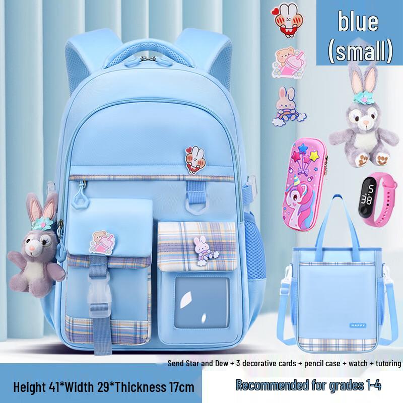 Girls Ultra-light Spine Protection School Backpack Primary School Student