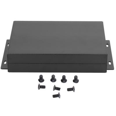 Aluminium Elektrische Box Wasserdichte Junction Gehäuse Fall Split Typ für DIY Schwarz