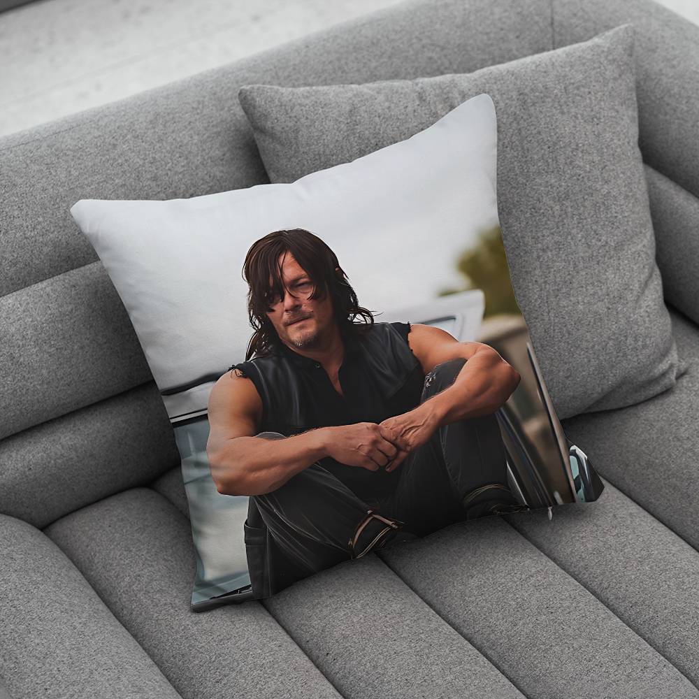 DDaryl Dixon Print Pattern Sofa Cushion Cover Pillowcase Home Party Car Bedding