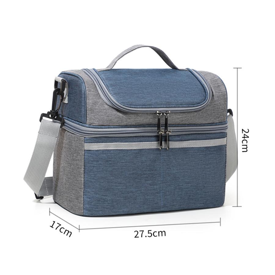 

Многофункциональная Оксфордская сумка-холодильник большой емкости, водонепроницаемая портативная термосумка на молнии для хранения еды на открытом воздухе, пикника B