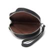 Genuine Leather Heart-Shaped Coin Purse for Women - Cute Korean Style Handheld Wallet for Coins, Lipstick, & Earphones.