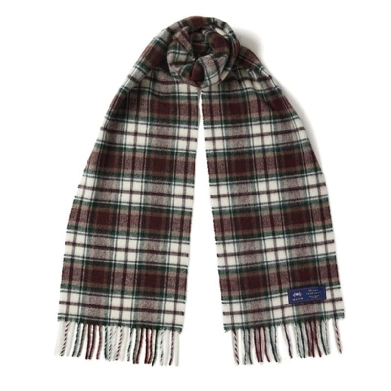 ABRAHAM MOON Merino Wool Muffler 25cm - Dress Macduff