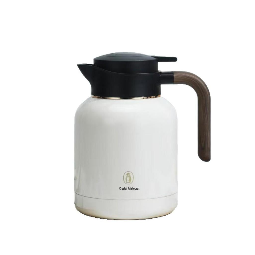 Crystal Noble 9032 Large-Capacity Stainless Steel Thermos Teapot for Home, Hotel, and Restaurant Use