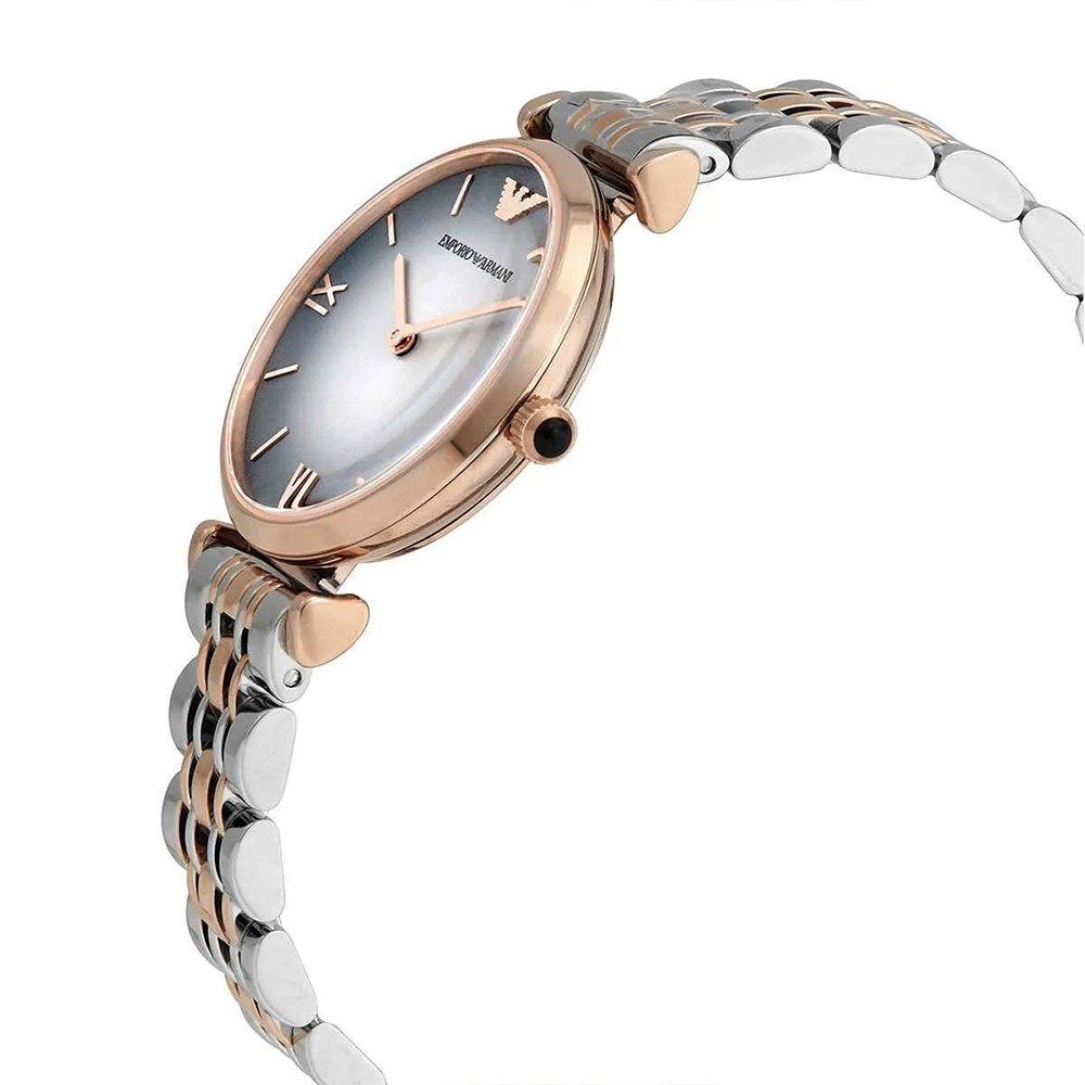 Emporio Armani AR1725 Damenuhr Gianni T-Bar zweifarbig
