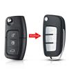 KEYYOU 3 Buttons Modified Flip Folding Remote Control Car Key Shell For Ford Focus 2 3 Mondeo Fiesta Galaxy C-MAX Key Fob Case