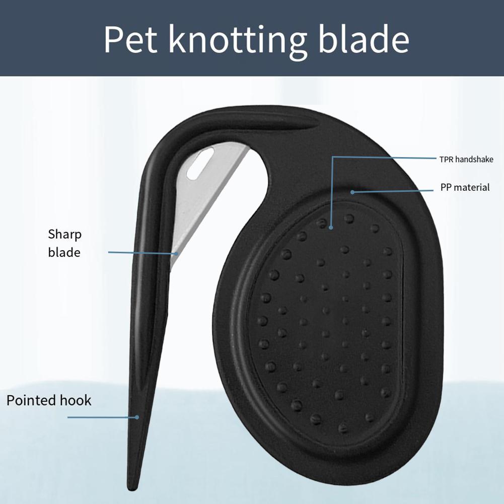 Pet Knotting Comb Removing Matted Cat Puppy Hair Shedding Carding Trimmer Comb Cat Puppy Hair Fur Shedding Grooming Trimmer Comb