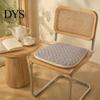Non Slip Chair Mat for Daily Use Thickened Plush Cushion, 16.5" X 17.7" Soft Velvet Square Seat Cushion Warm Winter with Ties, Cozy Indoor Pad Office