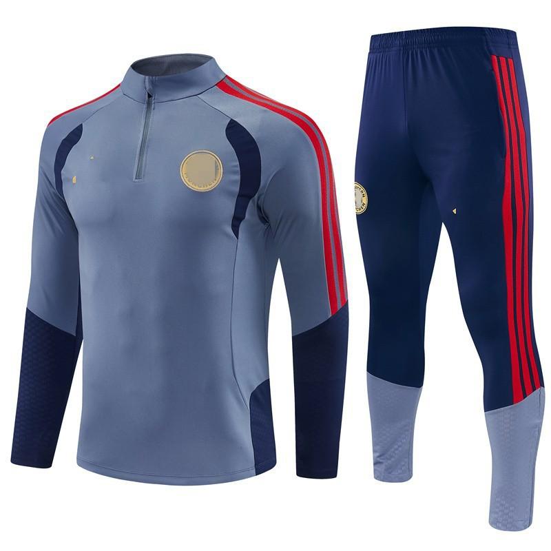 Mens Long Sleeve Soccer Training Jersey Sports Top Adult Multi Team Colors