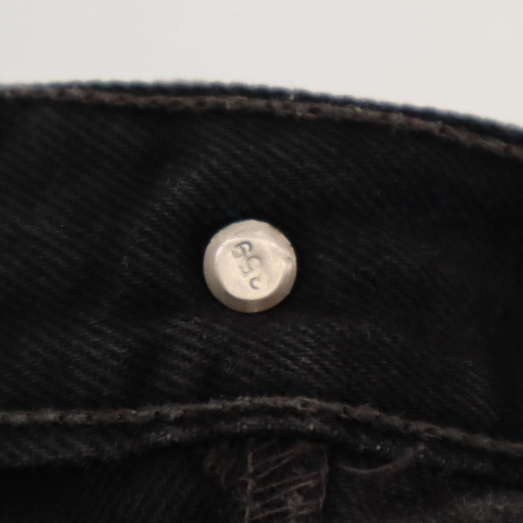Levi's 90s 512 Old Straight Denim Pants W32 Black Jeans Men's Used