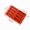 Long Strip Finger Biscuit Silicone Mold 8 Holes Oven Cake Mould Bakeware Fingers Puff Ice Cube Tray Bakeware Moulds