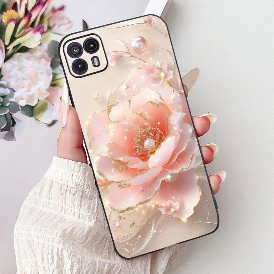 For Motorola Moto G50 Case XT2137-1 XT2137-2 Cover Cute Cat Flower Cartoon TPU Back Shell For Motorola Moto G50 5G XT2149-1 Capa