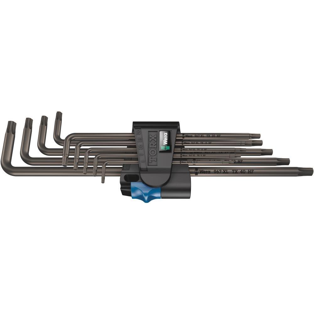 

Набор ключей Wera We-024450 967 9 Xl Torx Hf 1 Г-образный фиксированный удлиненный 9 Пр