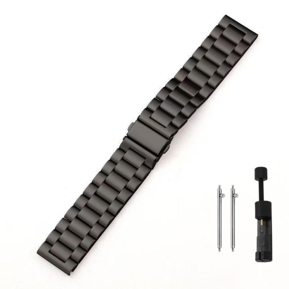 Classic Metal Watch Strap 20mm Three-Bead Watch Strap Chain Metal Chain Strap Women