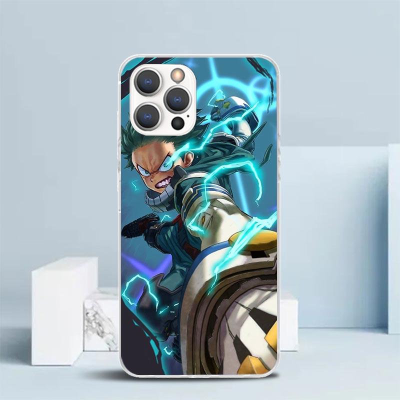 Mein Held Izuku Deku Handyhülle Für IPhone 16 17 Air 16E 15 14 Plus 13 Mini 12 11 Pro Max 7 8 + SE 2020 Weiche TPU Rückseite 16 17