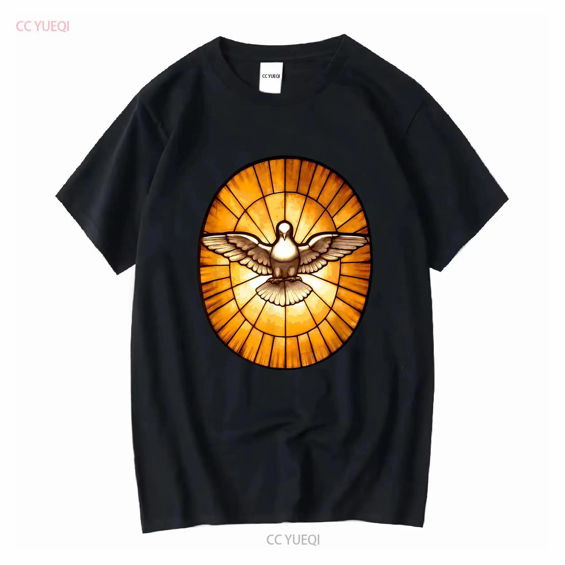 NEW LIMITED Holy Spirit Dove Bird From St Peter s Basilica Catholic T Shirt vintage Washed Comfortable Unisex graphic S разноцветный