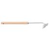 Weed Pulling Tool Beechwood Stainless Steel Labor Saving Hand Weeder for Flower Planting Home Garden