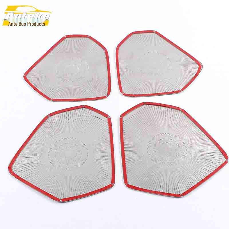 ICON Four-Door Speaker Cover Sequins - Fits 20 Models, Stainless Steel, Car Door Accessories