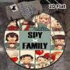 Spy Family Round Area Rug Carpet Rug For Living Room Bedroom Sofa Playroom Decor Nonslip Floor Mat