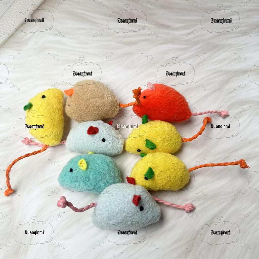 Durable Plush Interactive Catnip Rat Chew Toy for Cats