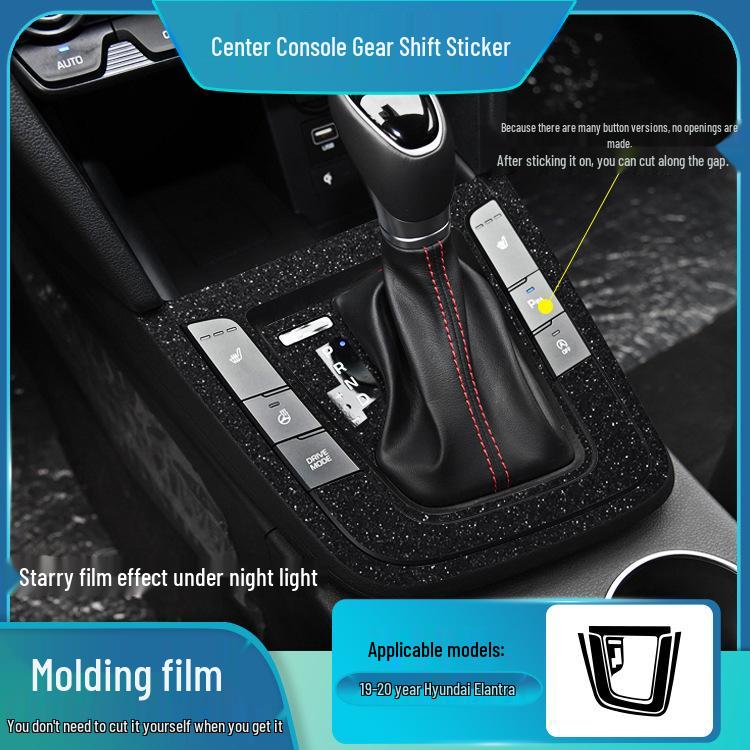 Starry Sky Frosted Film for 2016-2020 Hyundai Elantra Interior Modification - Free Replacement for Damaged Stickers
